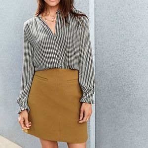 NEVER WORN Warm Honey Ann Taylor Skirt